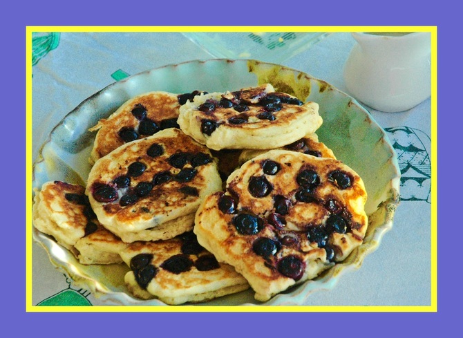 Blueberry Pikelet