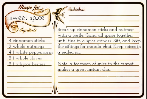 Sweet Spice Recipe