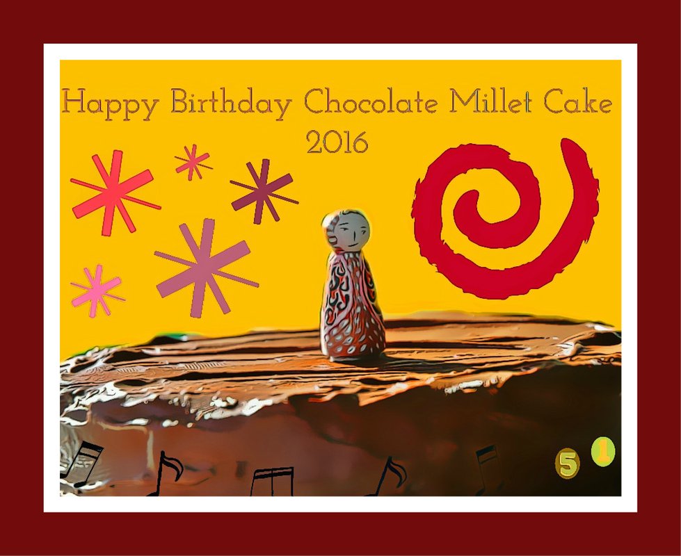 Chocolate Sourdough Millet Cake!